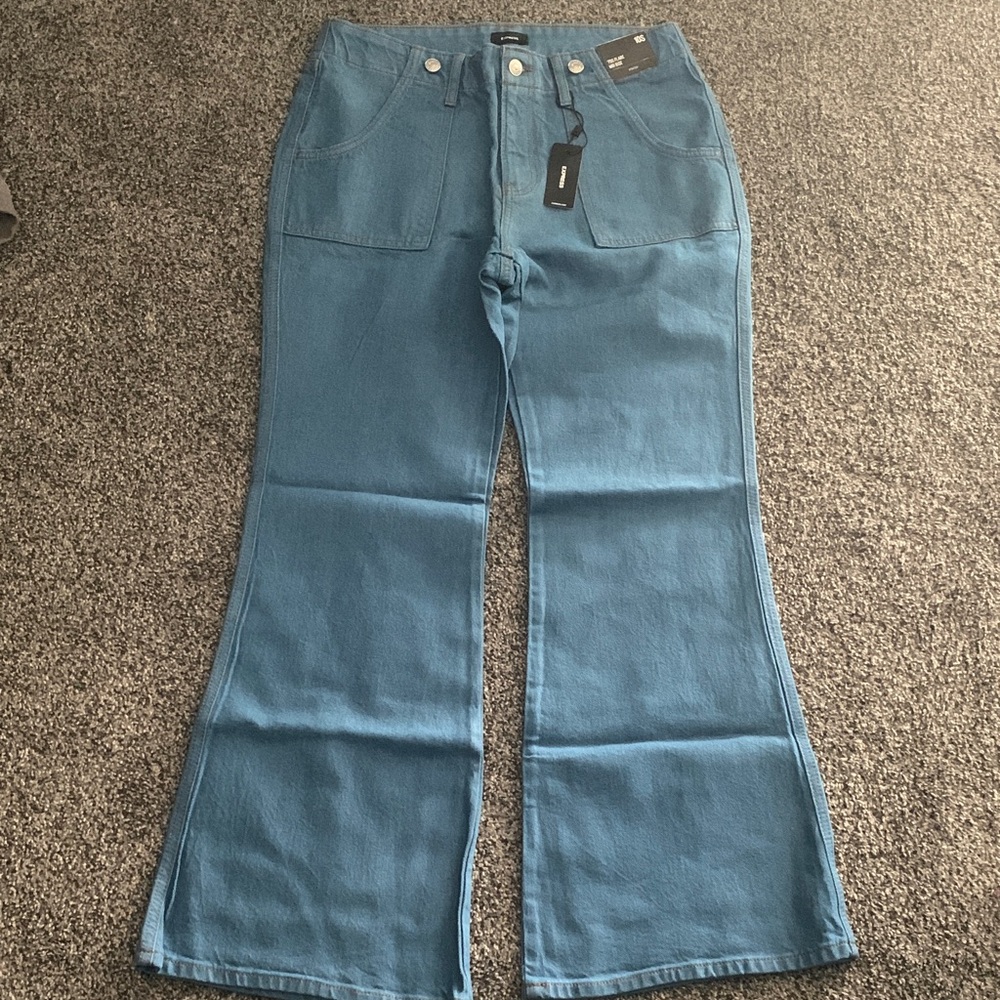 Express Blue Flare Women's Jeans